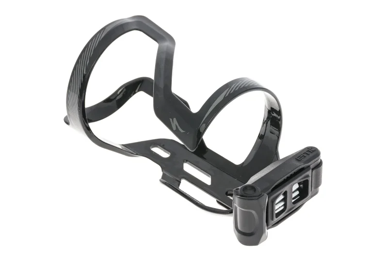 zee ii right composite bottle cage w emt tool gloss black charcoal